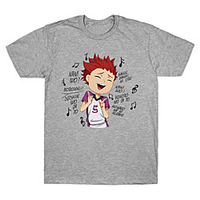 Inspiriert von Haikyuu Cosplay Anime Zeichentrick Polyester / Baumwollmischung Druck Harajuku Grafik Kawaii T-shirt Für Damen / Herren Lightinthebox