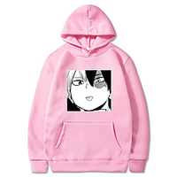 Inspiriert von Haikyuu Cosplay Anime Zeichentrick Polyester Druck Harajuku Grafik Kawaii Kapuzenshirt Für Damen / Herren Lightinthebox