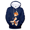 Inspiriert von Haikyuu Cosplay Cosplay Kostüm Kapuzenshirt Polyester / Baumwollmischung Grafik Print Harajuku Grafik Kapuzenshirt Für Damen / Herren Lightinthebox