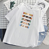 Inspiriert von Haikyuu Cosplay Cosplay Kostüm T-Shirt-Ärmel Polyester / Baumwollmischung Druck Harajuku Grafik Kawaii T-shirt Für Damen / Herren Lightinthebox