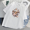 Inspiriert von Haikyuu Cosplay Cosplay Kostüm T-Shirt-Ärmel Polyester / Baumwollmischung Druck Harajuku Grafik Kawaii T-shirt Für Damen / Herren Lightinthebox