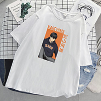 Inspiriert von Haikyuu Cosplay Cosplay Kostüm T-Shirt-Ärmel Polyester / Baumwollmischung Druck Harajuku Grafik Kawaii T-shirt Für Damen / Herren Lightinthebox