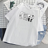 Inspiriert von Haikyuu Cosplay Cosplay Kostüm T-Shirt-Ärmel Polyester / Baumwollmischung Druck T-shirt Für Damen / Herren Lightinthebox