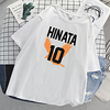 Inspiriert von Haikyuu Cosplay Cosplay Kostüm T-Shirt-Ärmel Polyester / Baumwollmischung Druck T-shirt Für Damen / Herren Lightinthebox