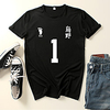 Inspiriert von Haikyuu Cosplay Cosplay Kostüm T-Shirt-Ärmel Polyester / Baumwollmischung Grafik-Drucke Print Harajuku Grafik T-shirt Für Damen / Herren Lightinthebox