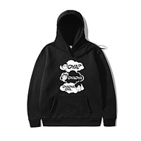 Inspiriert von Haikyuu Karasuno hoch Cosplay Kostüm Kapuzenshirt Polyester / Baumwollmischung Grafik Print Harajuku Grafik Kapuzenshirt Für Damen / Herren Lightinthebox