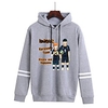 Inspiriert von Haikyuu Karasuno hoch Cosplay Kostüme Kapuzenshirt Gemischte Polyester / Baumwolle Grafik Print Kapuzenshirt Für herren / Damen Lightinthebox