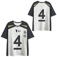 Inspiriert von Haikyuu Koutarou Bokuto T-Shirt-Ärmel Zeichentrick 100% Polyester Anime Harajuku Grafik Kawaii T-shirt Für Herren / Damen / Paar Lightinthebox