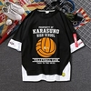 Inspiriert von Haikyuu Nekoma-Gymnasium Hinata ShoYou T-Shirt-Ärmel Zeichentrick 100% Polyester Anime Harajuku Grafik Kawaii T-shirt Für Herren / Damen / Paar Lightinthebox