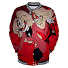 Inspiriert von Hazbin Hotel Engelsstaub Anime Zeichentrick Polyester Anime 3D Harajuku Grafik Mantel Für Herren / Damen / Paar Lightinthebox