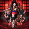 Inspiriert von Hell Girl Enma Ai Anime Cosplay Kostüme Japanisch Cosplay Kostüme Schleife Kimono Jacke Schärpe / Band Für Damen Lightinthebox