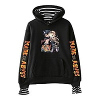 Inspiriert von Hergestellt in Abyss Riko Reg Anime Zeichentrick Polyester Streifen / Wellen Harajuku Grafik Kawaii Kapuzenshirt Für Herren / Damen Lightinthebox