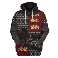 Inspiriert von Historische Figur Alexander Hamilton Cosplay Kostüm Kapuzenshirt Terylen Grafik Print Harajuku Grafik Kapuzenshirt Für Herren / Damen Lightinthebox