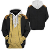 Inspiriert von Historische Figur George Washington Cosplay Kostüme Kapuzenshirt Terylen 3D Print Kapuzenshirt Für Herrn / Damen Lightinthebox