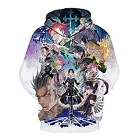 Inspiriert von Hunter X Hunter Cosplay Anime Zeichentrick 100% Polyester 3D Harajuku Grafik Kawaii Kapuzenshirt Für Damen / Herren Lightinthebox