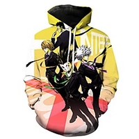 Inspiriert von Hunter X Hunter Cosplay Anime Zeichentrick 100% Polyester 3D Harajuku Grafik Kawaii Kapuzenshirt Für Damen / Herren Lightinthebox