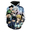 Inspiriert von Hunter X Hunter Cosplay Anime Zeichentrick 100% Polyester 3D Harajuku Grafik Kawaii Kapuzenshirt Für Damen / Herren Lightinthebox