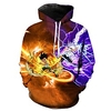 Inspiriert von Hunter X Hunter Cosplay Anime Zeichentrick 100% Polyester 3D Harajuku Grafik Kawaii Kapuzenshirt Für Damen / Herren Lightinthebox