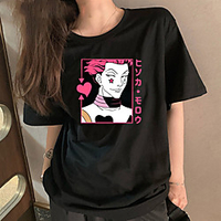 Inspiriert von Hunter X Hunter Cosplay Anime Zeichentrick Polyester / Baumwollmischung Druck Harajuku Grafik Kawaii T-shirt Für Damen / Herren Lightinthebox