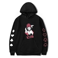 Inspiriert von Hunter X Hunter Cosplay Anime Zeichentrick Polyester Bedruckt Harajuku Grafik Kawaii Kapuzenshirt Für Herren / Damen Lightinthebox