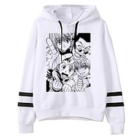 Inspiriert von Hunter X Hunter Cosplay Anime Zeichentrick Polyester Druck Harajuku Grafik Kawaii Kapuzenshirt Für Damen / Herren Lightinthebox