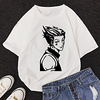 Inspiriert von Hunter X Hunter Cosplay Cosplay Kostüm T-Shirt-Ärmel Polyester / Baumwollmischung Druck Harajuku Grafik Kawaii T-shirt Für Damen / Herren Lightinthebox