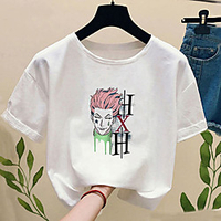 Inspiriert von Hunter X Hunter Cosplay Cosplay Kostüm T-Shirt-Ärmel Polyester / Baumwollmischung Druck Harajuku Grafik Kawaii T-shirt Für Damen / Herren Lightinthebox