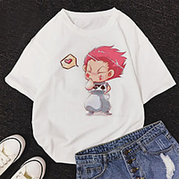 Inspiriert von Hunter X Hunter Cosplay Cosplay Kostüm T-Shirt-Ärmel Polyester / Baumwollmischung Druck T-shirt Für Damen / Herren Lightinthebox