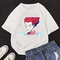 Inspiriert von Hunter X Hunter Cosplay Cosplay Kostüm T-Shirt-Ärmel Polyester / Baumwollmischung Druck T-shirt Für Damen / Herren Lightinthebox