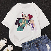Inspiriert von Hunter X Hunter Cosplay Cosplay Kostüm T-Shirt-Ärmel Polyester / Baumwollmischung Druck T-shirt Für Damen / Herren Lightinthebox