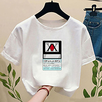 Inspiriert von Hunter X Hunter Cosplay Cosplay Kostüm T-Shirt-Ärmel Polyester / Baumwollmischung Druck T-shirt Für Damen / Herren Lightinthebox