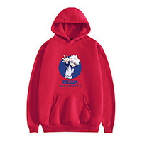Inspiriert von Hunter X Hunter Killua Zoldyck Cosplay Kostüm Kapuzenshirt Polyester / Baumwollmischung Grafik Print Harajuku Grafik Kapuzenshirt Für Damen / Herren Lightinthebox