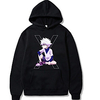 Inspiriert von Hunter X Hunter Killua Zoldyck Cosplay Kostüm Kapuzenshirt Polyester / Baumwollmischung Grafik Print Harajuku Grafik Kapuzenshirt Für Damen / Herren Lightinthebox