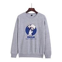Inspiriert von Hunter X Hunter Killua Zoldyck Cosplay Kostüm Kapuzenshirt Polyester / Baumwollmischung Grafik Print Kapuzenshirt Für Damen / Herren Lightinthebox