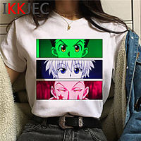 Inspiriert von Hunter X Hunter Killua Zoldyck Cosplay Kostüm T-Shirt-Ärmel Polyester / Baumwollmischung Druck Harajuku Grafik Kawaii T-shirt Für Damen / Herren Lightinthebox