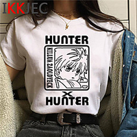 Inspiriert von Hunter X Hunter Killua Zoldyck Cosplay Kostüm T-Shirt-Ärmel Polyester / Baumwollmischung Druck Harajuku Grafik Kawaii T-shirt Für Damen / Herren Lightinthebox