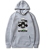 Inspiriert von Hunter X Hunter Killua Zoldyck Cosplay Kostüme Kapuzenshirt Gemischte Polyester / Baumwolle Grafik Print Kapuzenshirt Für herren / Damen