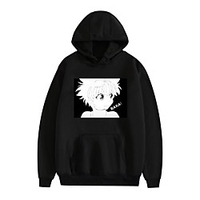 Inspiriert von Hunter X Hunter Killua Zoldyck Cosplay Kostüme Kapuzenshirt Gemischte Polyester / Baumwolle Grafik Print Kapuzenshirt Für herren / Damen Lightinthebox