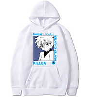 Inspiriert von Hunter X Hunter Killua Zoldyck Cosplay Kostüme Kapuzenshirt Gemischte Polyester / Baumwolle Grafik Print Kapuzenshirt Für Herren / Damen Lightinthebox
