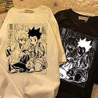 Inspiriert von Hunter X Hunter Kurapika Gon Freecss Killua Zoldyck T-Shirt-Ärmel Anime 100% Polyester Anime Harajuku Grafik Streetstyle T-shirt Für Herren / Damen / Paar Lightinthebox