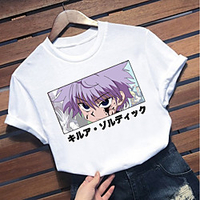 Inspiriert von Hunter X Hunter Midoriya Izuku Cosplay Kostüm T-Shirt-Ärmel Polyester / Baumwollmischung Grafik-Drucke Print Harajuku Grafik T-shirt Für Damen / Herren Lightinthebox