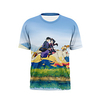 Inspiriert von InuYasha Cosplay Anime Zeichentrick 100% Polyester Druck 3D Harajuku Grafik T-shirt Für Damen / Herren Lightinthebox