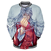 Inspiriert von InuYasha InuYasha Anime Zeichentrick Polyester Anime 3D Harajuku Grafik Mantel Für Herren / Damen / Paar Lightinthebox