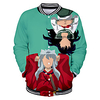 Inspiriert von InuYasha InuYasha Anime Zeichentrick Polyester Anime 3D Harajuku Grafik Mantel Für Herren / Damen / Paar Lightinthebox