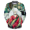 Inspiriert von InuYasha InuYasha Anime Zeichentrick Polyester Anime 3D Harajuku Grafik Mantel Für Herren / Damen / Paar Lightinthebox