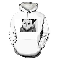 Inspiriert von JÄGER × JÄGER Gon Freecss Kapuzenshirt Anime 100% Polyester Anime Harajuku Grafik Kawaii Kapuzenshirt Für Herren / Damen / Paar Lightinthebox