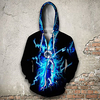 Inspiriert von JÄGER × JÄGER Killua Zoldyck Anime Zeichentrick 100% Polyester Anime 3D Harajuku Grafik Kapuzenshirt Für Herren / Damen / Paar Lightinthebox