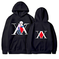 Inspiriert von JÄGER × JÄGER Killua Zoldyck Anime Zeichentrick 100% Polyester Anime Harajuku Grafik Kawaii Kapuzenshirt Für Herren / Damen / Paar Lightinthebox