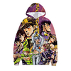 Inspiriert von Jojos Seltsames Abenteuer Giovanna Tag Kujo Jotaro Kapuzenshirt Anime 100% Polyester Anime 3D Harajuku Grafik Kapuzenshirt Für Herren / Damen / Paar Lightinthebox