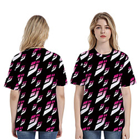 Inspiriert von Jojos Seltsames Abenteuer Giovanna Tag Kujo Jotaro T-Shirt-Ärmel Anime 100% Polyester Anime 3D Harajuku Grafik T-shirt Für Herren / Damen / Paar Lightinthebox